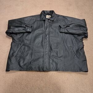 Men's Black Leather Jacket